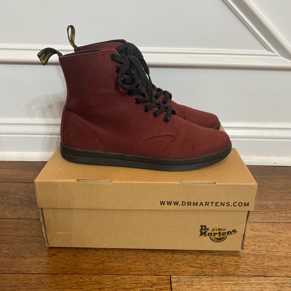 Dr Martens Alfie men’s Burgundy High Top Shoes - 9